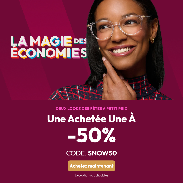 Achat de lunettes de vue, solaires et montures en ligne