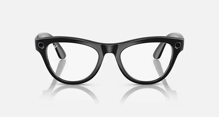 Armani Exchange AX3078 - Cat Eye Clear Gray Frame Eyeglasses